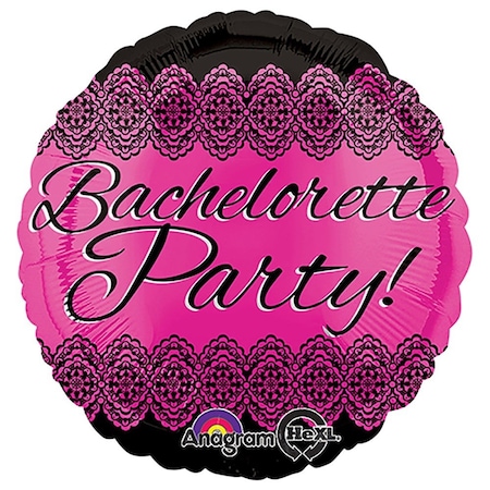 Bachelorette Balloons, 18in. Girls Night Out 2 Pcs Lace